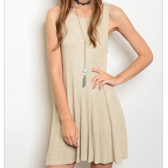 LAST Ribbed Tank Dress 07021 - Picture 2 of 3